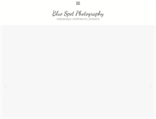 Tablet Screenshot of bluespotphotography.com